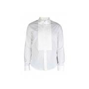 Wit Katoenen Overhemd met Lange Mouwen en Logo Print Off White , White...