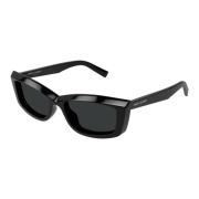 SL 658 001 Sunglasses Saint Laurent , Black , Dames