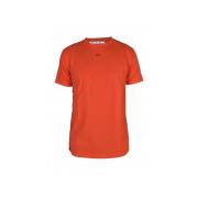 Oranje Crew Neck T-shirt met Iconische Pijlen Off White , Orange , Her...