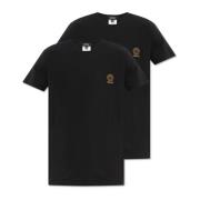 Ondergoedcollectie T-shirt 2-pack Versace , Black , Heren