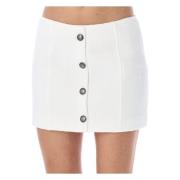 Witte Tweed Boucle Mini Rok Alessandra Rich , White , Dames