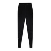 Skikleding collectie broeken in fluweel Balenciaga , Black , Dames