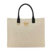 La Medusa Canvas Winkelmand Versace , Beige , Dames