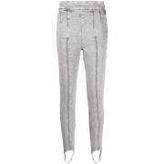 Stonewashed Stirrup-Cuff Skinny Jeans Isabel Marant , Gray , Dames