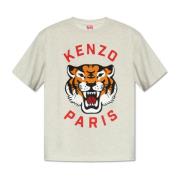 T-shirt met logo Kenzo , Gray , Heren