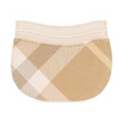 Geruite kaarthouder Burberry , Beige , Dames