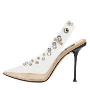 Pre-owned Plastic heels Sergio Rossi Pre-owned , White , Dames