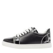 Pre-owned Leather sneakers Christian Louboutin Pre-owned , Black , Dam...