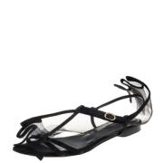Pre-owned Fabric sandals Dolce & Gabbana Pre-owned , Black , Dames