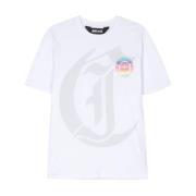 Heren Serigrafisch T-shirt Just Cavalli , White , Heren