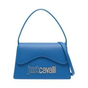 Stijlvolle Blauwe Schoudertas voor Vrouwen Just Cavalli , Blue , Dames