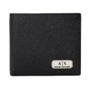 Herenportemonnee met Muntvakje Armani Exchange , Black , Heren