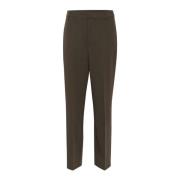 Stijlvolle hoge taille ritsbroek Kaffe , Brown , Dames