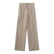 Kleurrijke Sweatpants met Elastische Tailleband MOS Mosh , Beige , Dam...