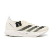 Witte Geribbelde Gebreide Sneakers Y-3 , White , Heren