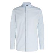 Slim fit pinpoint katoenen overhemd Boggi Milano , Blue , Heren