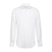 Dandy Kraag Shirt Eleventy , White , Heren