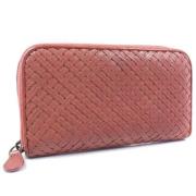 Pre-owned Leather wallets Bottega Veneta Vintage , Orange , Dames