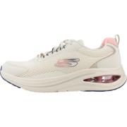 Stijlvolle Sneakers voor Moderne Vrouwen Skechers , Beige , Dames