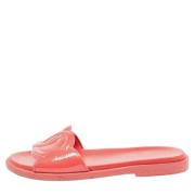 Pre-owned Leather flats Chanel Vintage , Red , Dames