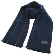 Pre-owned Fabric scarves Hermès Vintage , Blue , Dames