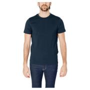 Heren T-Shirt Lente/Zomer Collectie Peuterey , Blue , Heren