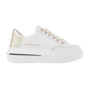 Lancaster Wit Gouden Sneakers Alexander Smith , White , Dames