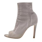 Pre-owned Fabric boots Gianvito Rossi Pre-owned , Gray , Dames