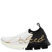 Pre-owned Fabric sneakers Dolce & Gabbana Pre-owned , White , Dames