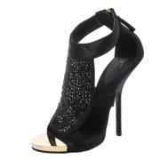 Pre-owned Canvas sandals Giuseppe Zanotti Pre-owned , Black , Dames