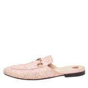 Pre-owned Lace mules Gucci Vintage , Pink , Dames