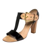 Pre-owned Leather sandals Giuseppe Zanotti Pre-owned , Black , Dames