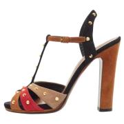 Pre-owned Suede sandals Gucci Vintage , Brown , Dames