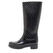 Pre-owned Rubber boots Louis Vuitton Vintage , Black , Dames