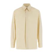 Stijlvolle Overhemden Jil Sander , Beige , Heren