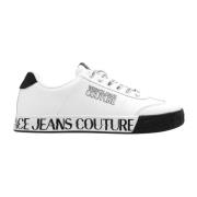 Sneakers met logo Versace Jeans Couture , White , Heren