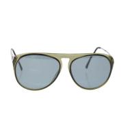 Pre-owned Plastic sunglasses Dior Vintage , Green , Dames