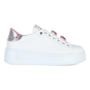 Geco Leren Sneakers Gio+ , White , Dames