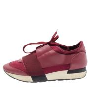 Pre-owned Fabric sneakers Balenciaga Vintage , Red , Dames