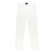 Witte Stretch Jeans van Denim Kiton , White , Dames