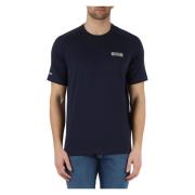 Natuurlijke Ventus7 Katoenen T-Shirt Emporio Armani EA7 , Blue , Heren