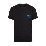 Luxe Zwarte Katoenen T-Shirt Kiton , Black , Heren