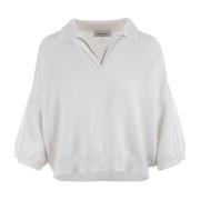 Polo V-Hals T-Shirt Fabiana Filippi , White , Dames