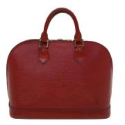 Pre-owned Leather louis-vuitton-bags Louis Vuitton Vintage , Red , Dam...