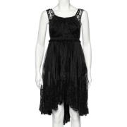 Pre-owned Silk dresses Dolce & Gabbana Pre-owned , Black , Dames