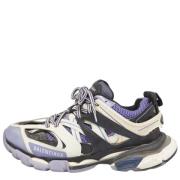 Pre-owned Leather sneakers Balenciaga Vintage , Purple , Dames