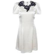 Pre-owned Satin dresses Dolce & Gabbana Pre-owned , White , Dames