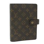 Pre-owned Canvas wallets Louis Vuitton Vintage , Brown , Dames