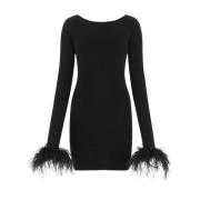 Zwarte stretch mini-jurk Magda Butrym , Black , Dames