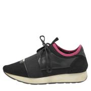 Pre-owned Leather sneakers Balenciaga Vintage , Black , Dames